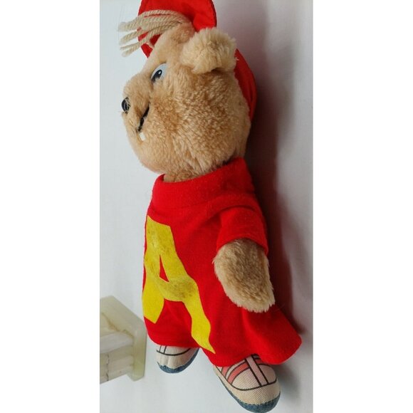 Alvin Chipmunk 10" Plush Stuffed Animal 1983 CBS Toys READ - Picture 5 of 10